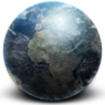 planet earth android application logo